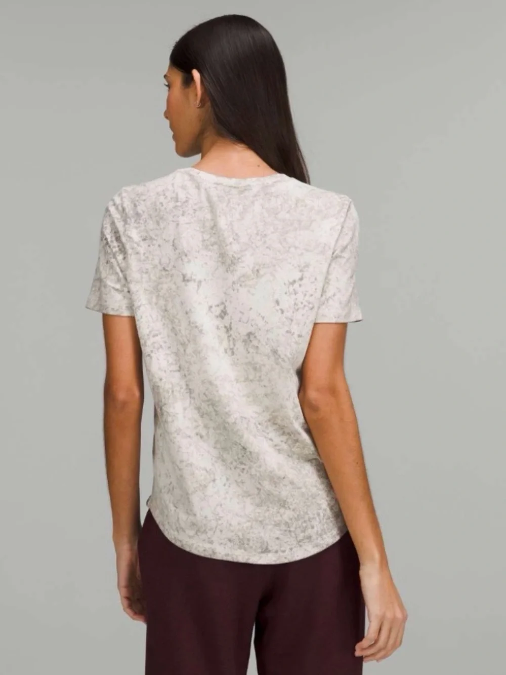 lululemon athletica Love Crew T-Shirt - Cirrus Wash White size 10/12 - Picture 2 of 6